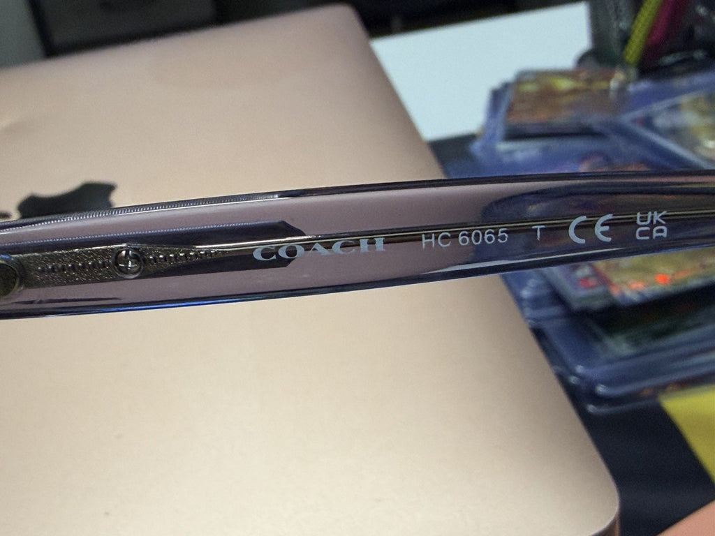 Coach HC 6065 Purple Gradient Plastic Full Rim Rectangular Frames 53-17-135