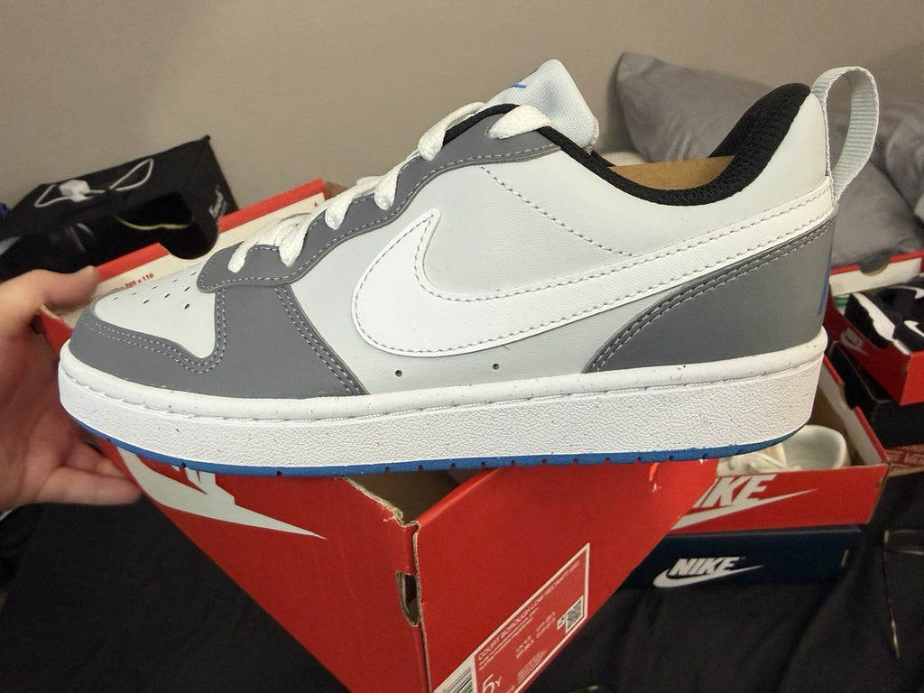Nike Court Borough Low Recraft (GS) Unisex Kids Lace-Up Low Top Sneakers 5Y