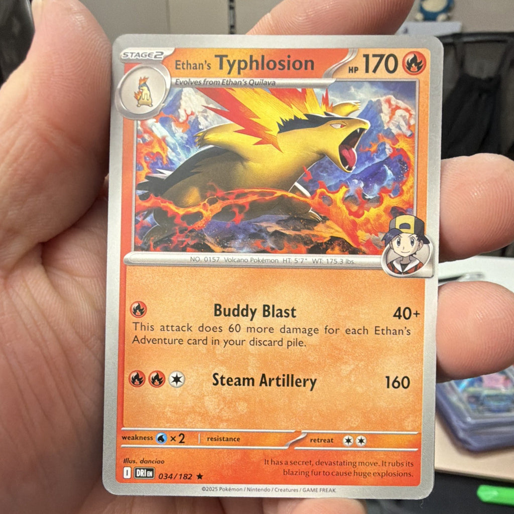 Pokemon Ethan's Typhlosion 034/182 SV10 Destined Rivals EN Holo Rare 170
