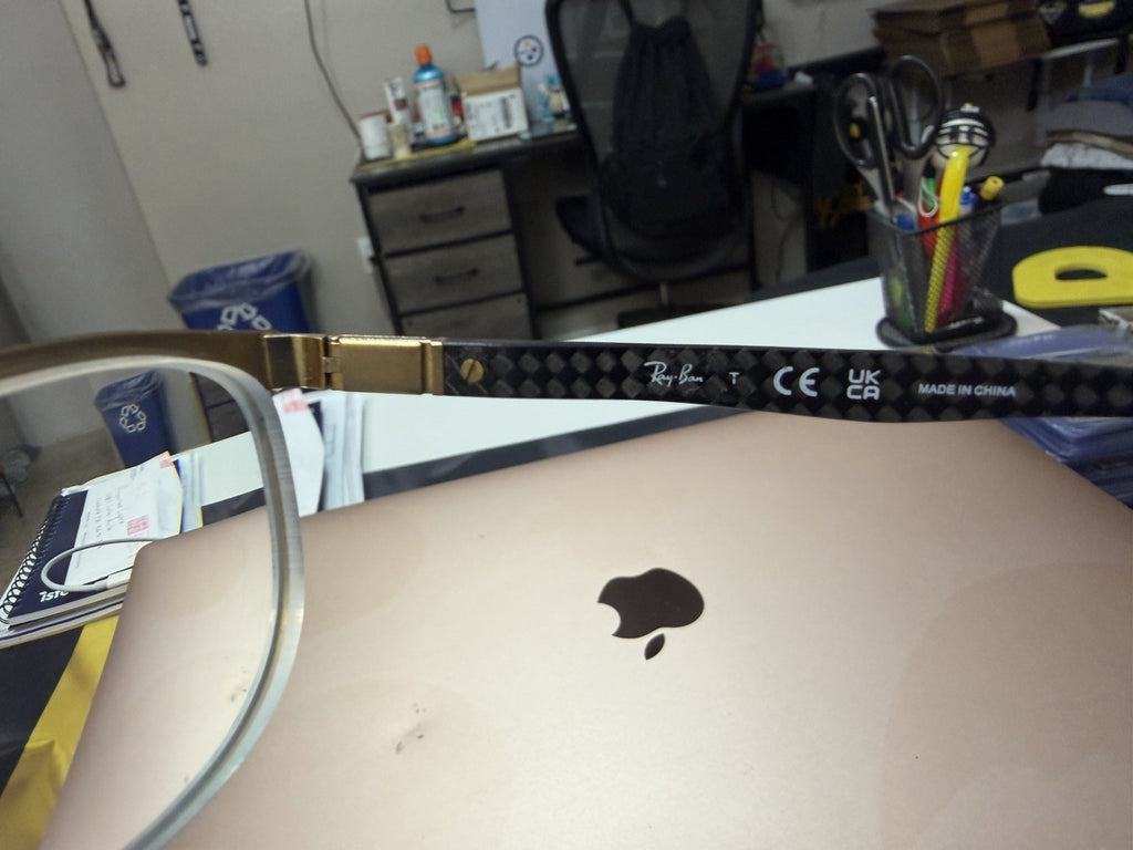 Ray-Ban RB8422 2890 Gold Metal/Plastic Full Rim Eyeglass Frames 52-19-145