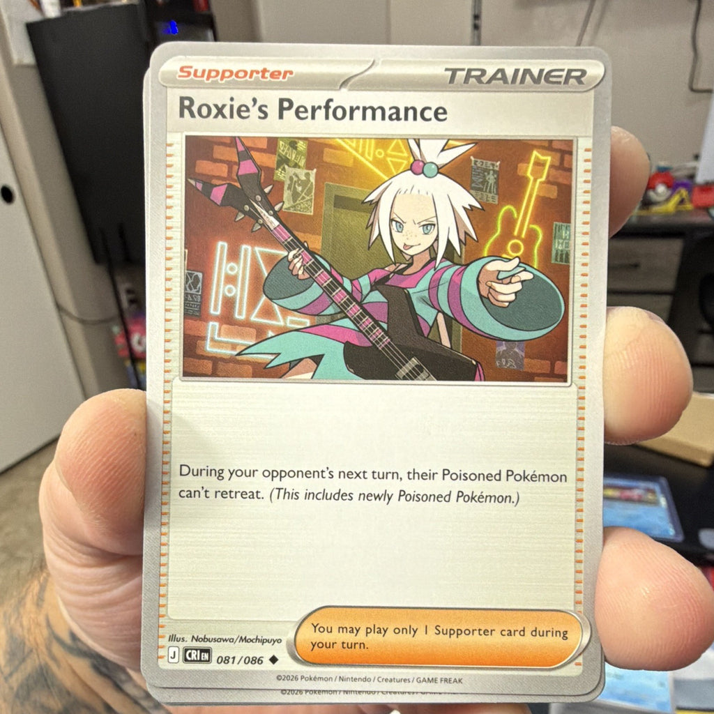 Roxie's Performance 081/086 Crimson Invasion Trainer-Supporter Uncommon EN
