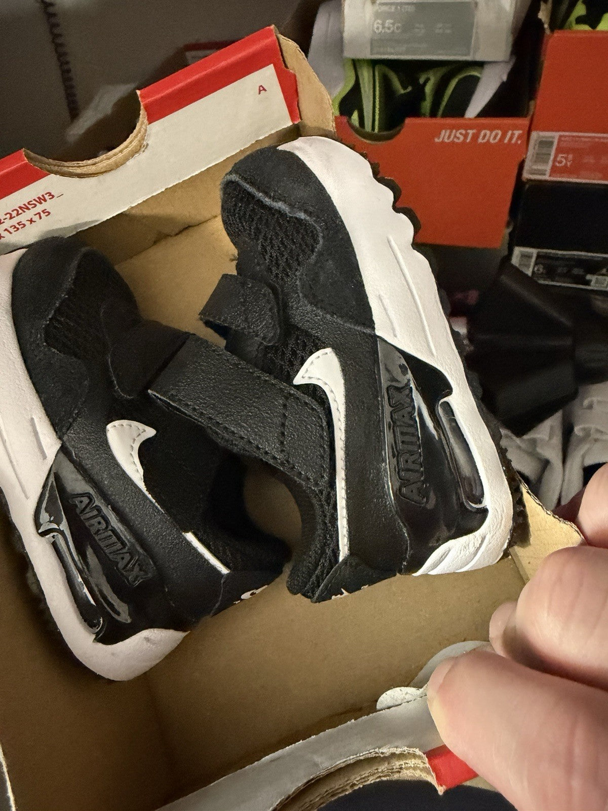 Size 5 (GS) - Nike Air Max 90 Low Layered Swoosh