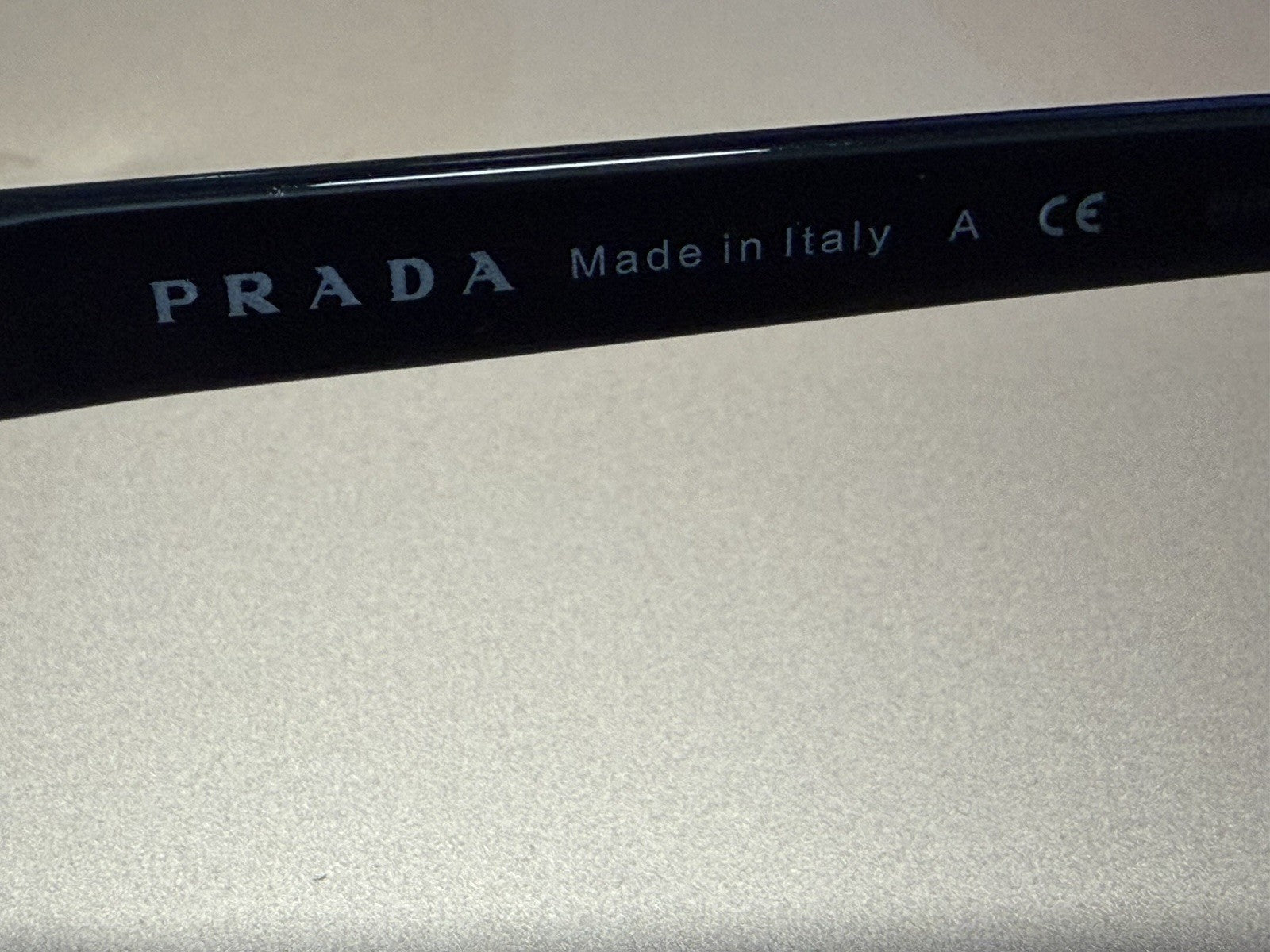 Prada VPR64H 51018 Black Metal Half Rim Eyeglass Frames 51-18-135