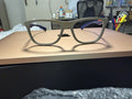 PRADA VPS 04F Gray Plastic Full Rim Eyeglass Frames 55-17-135