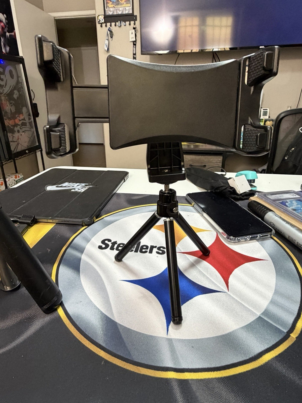 Universal Tablet Stand Holder Mini Tripod Adjustable Foldable, 30$ for both