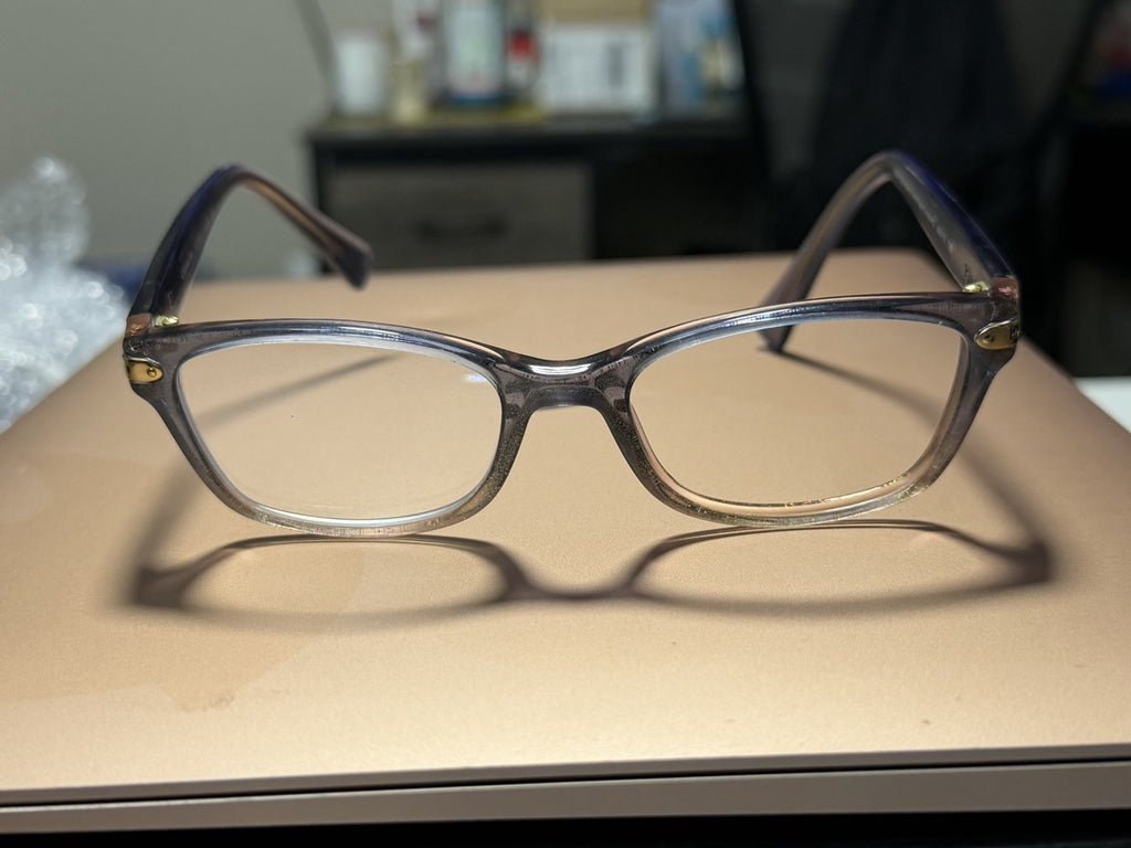 Coach HC 6065 Purple Gradient Plastic Full Rim Rectangular Frames 53-17-135