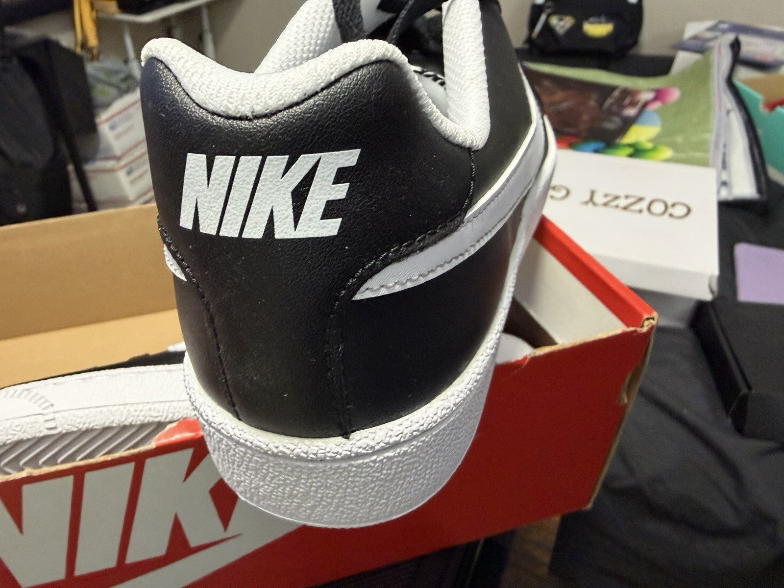Nike Court Royale Black White Men's Sneakers Size 9 749747-010