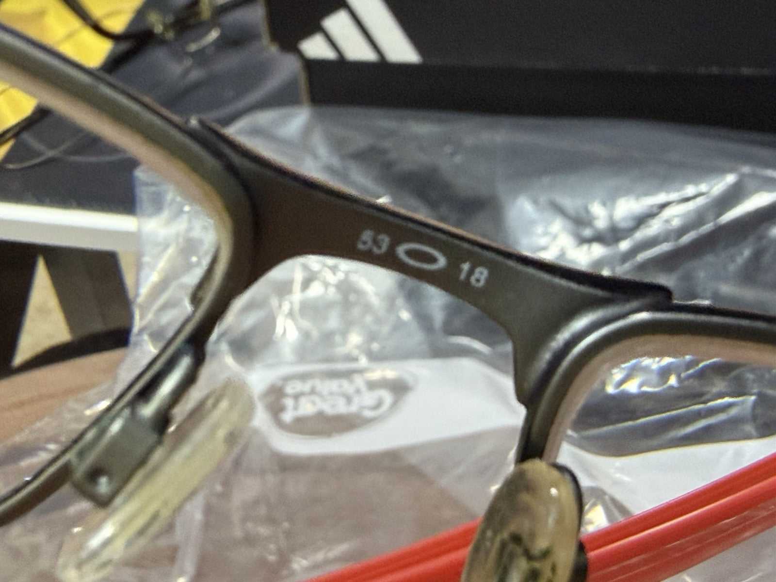 Oakley 53 O 18 Black Rectangular Full Rim Eyeglass Frames 53-18-133