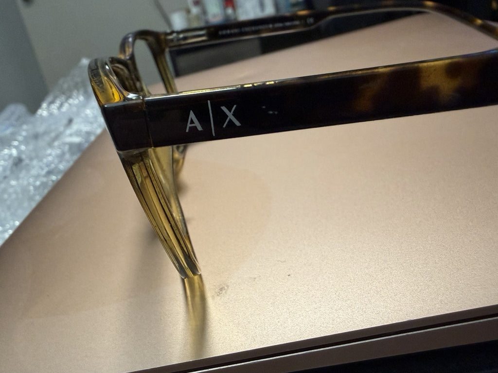 Armani Exchange AX3048 8037 Brown Tortoise Plastic Full Rim Frames 54-17-140