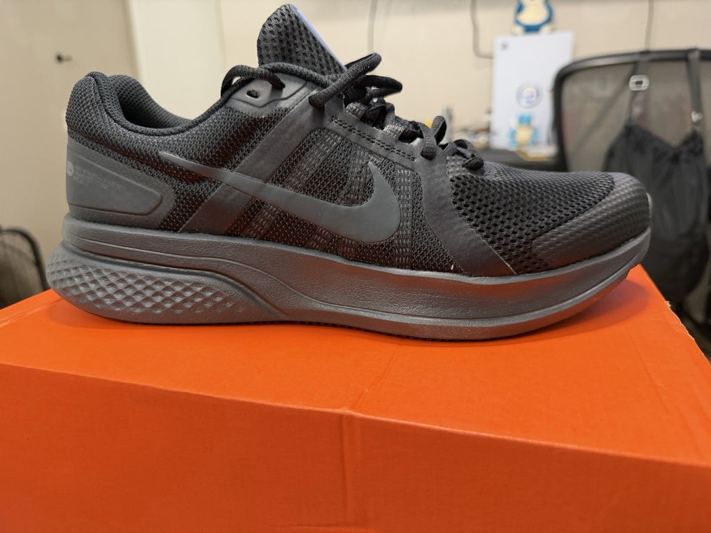 Nike Run Swift 2 Men's Black Mesh Breathable Running Shoes Size 12 CU3517