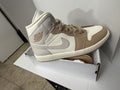 Jordan Air Jordan 1 Mid Pale Ivory Light Orewood Brown Women's BQ6472-118