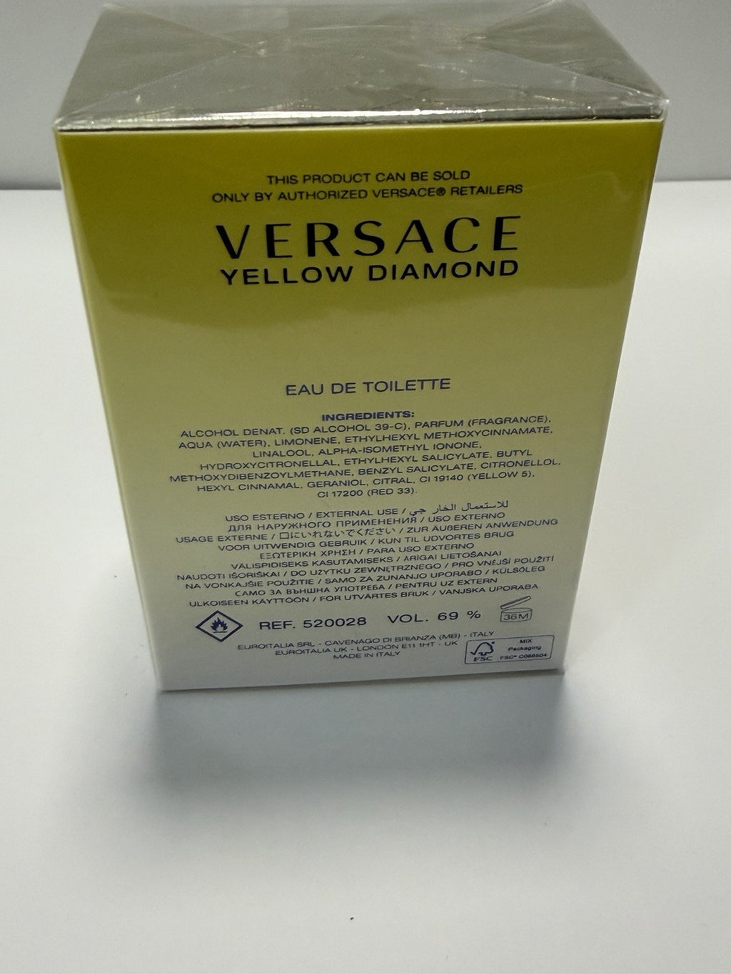 Versace Yellow Diamond Eau de Toilette Spray 1.0 fl oz / 30 mL