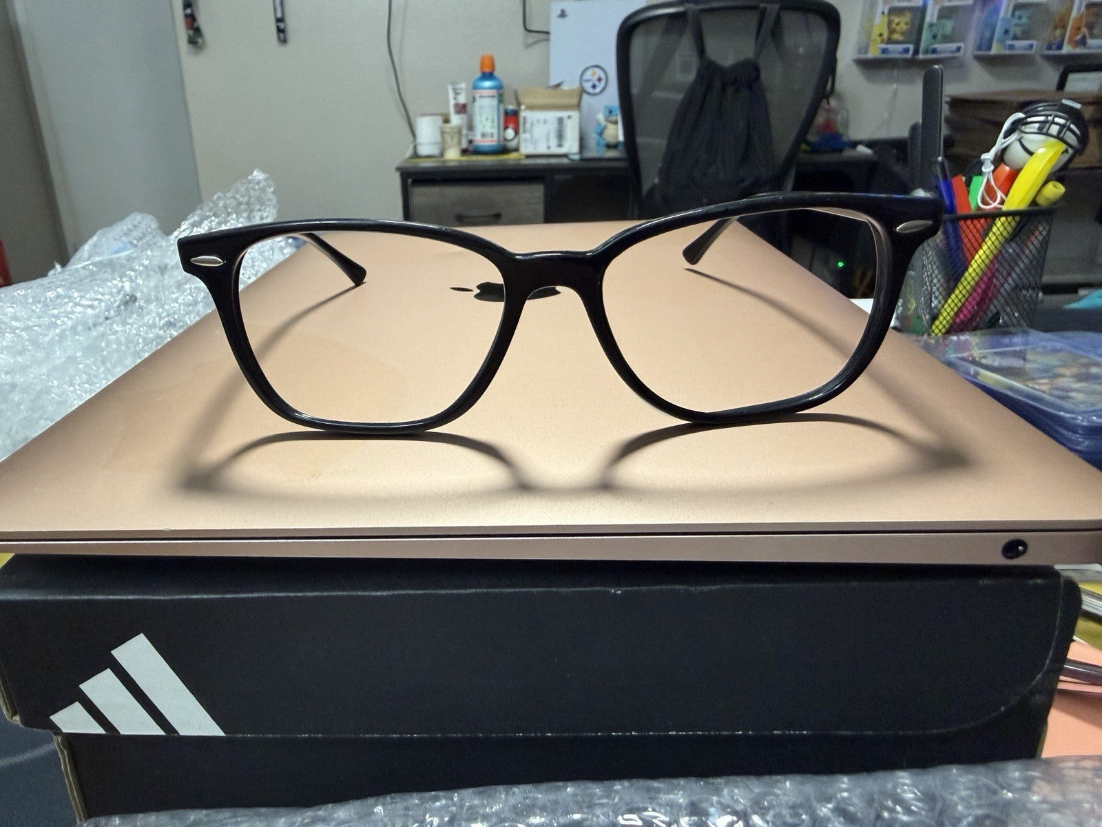 Ray-Ban RB7119 RB 7119 2000 Black Plastic Full Rim Eyeglass Frames 56-17-145