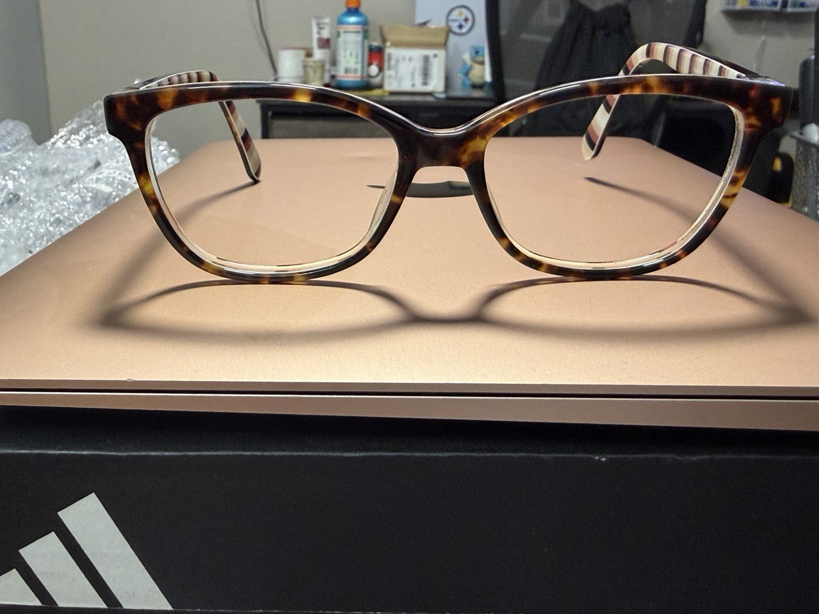 kate spade new york EMILYN 086 Brown Tortoise Plastic Full Rim Frames 53-16-140