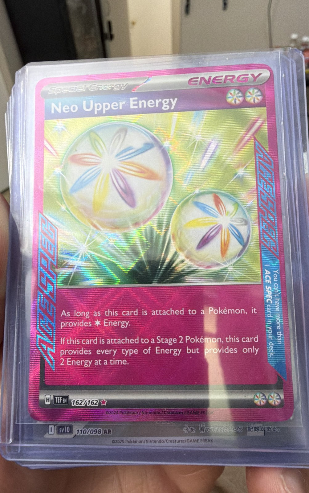 Neo Upper Energy 162/162 SV05: Temporal Forces Holo