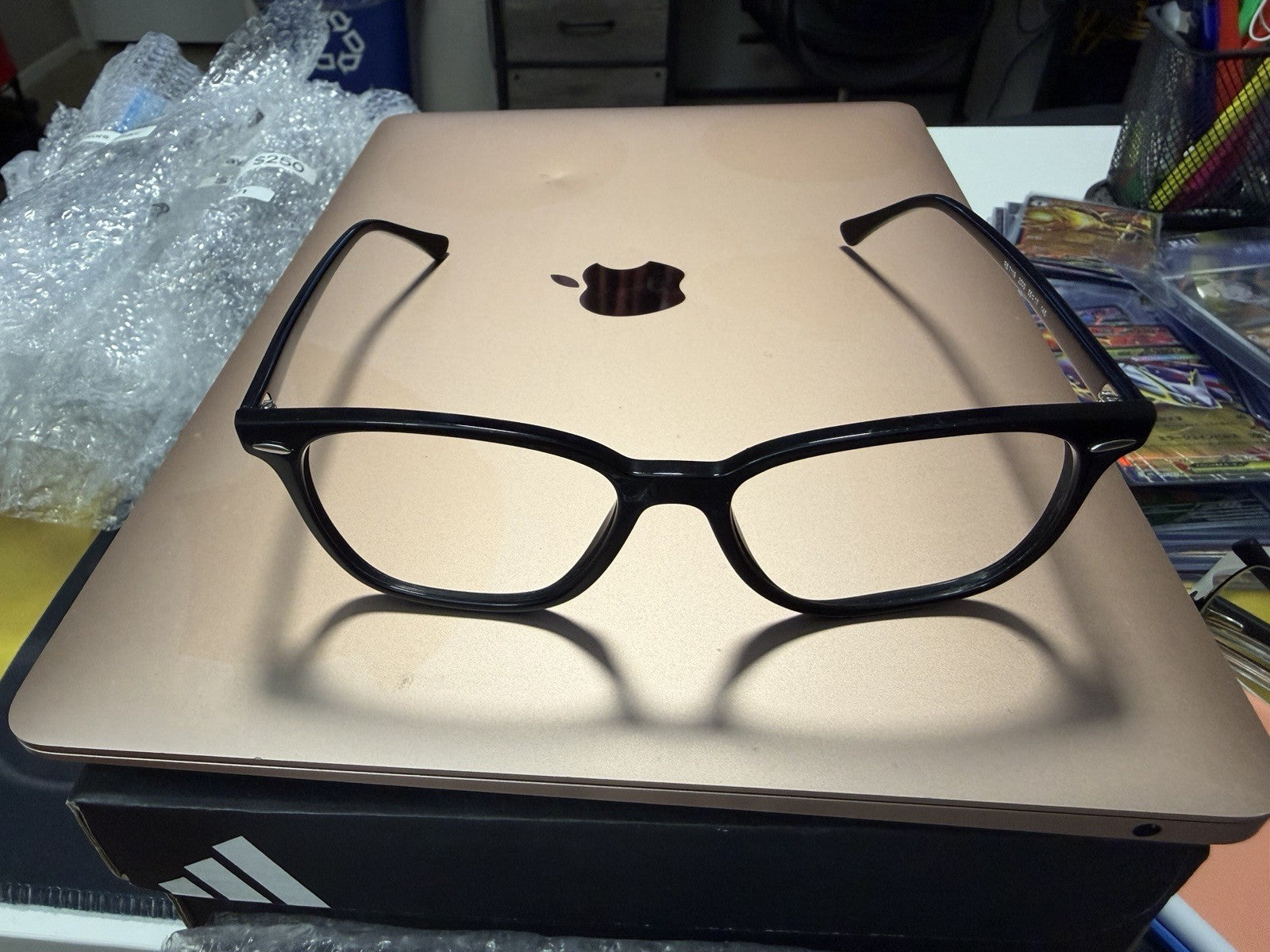 Ray-Ban RB7119 RB 7119 2000 Black Plastic Full Rim Eyeglass Frames 56-17-145