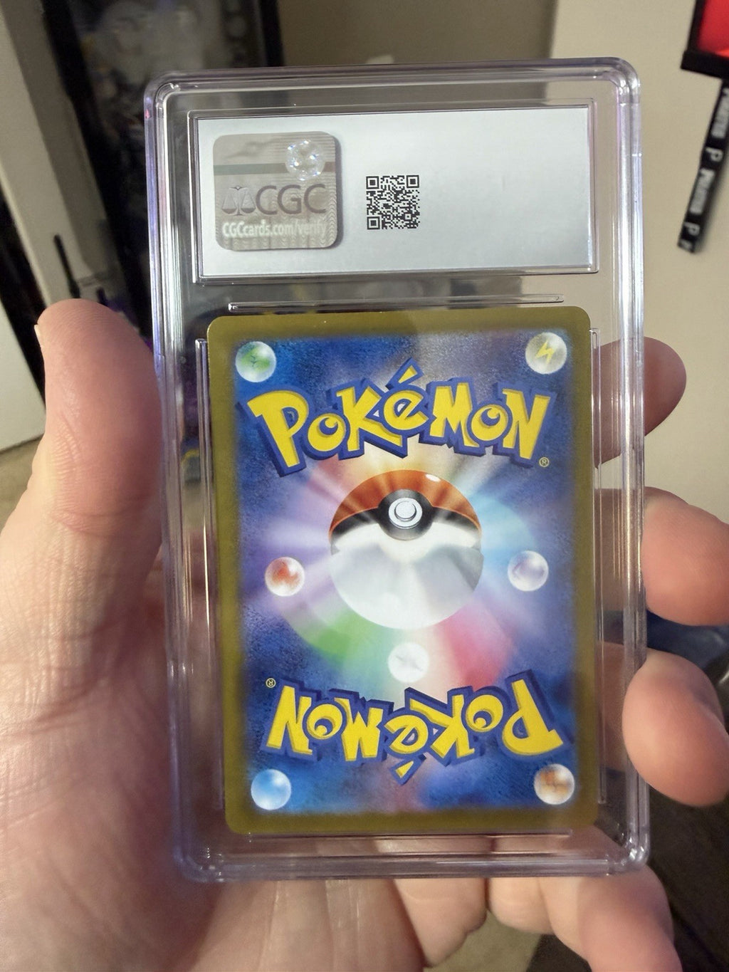 Pokemon Eevee 078/066 SV5a Crimson Haze Art Rare Holo CGC 10 Japanese 2024