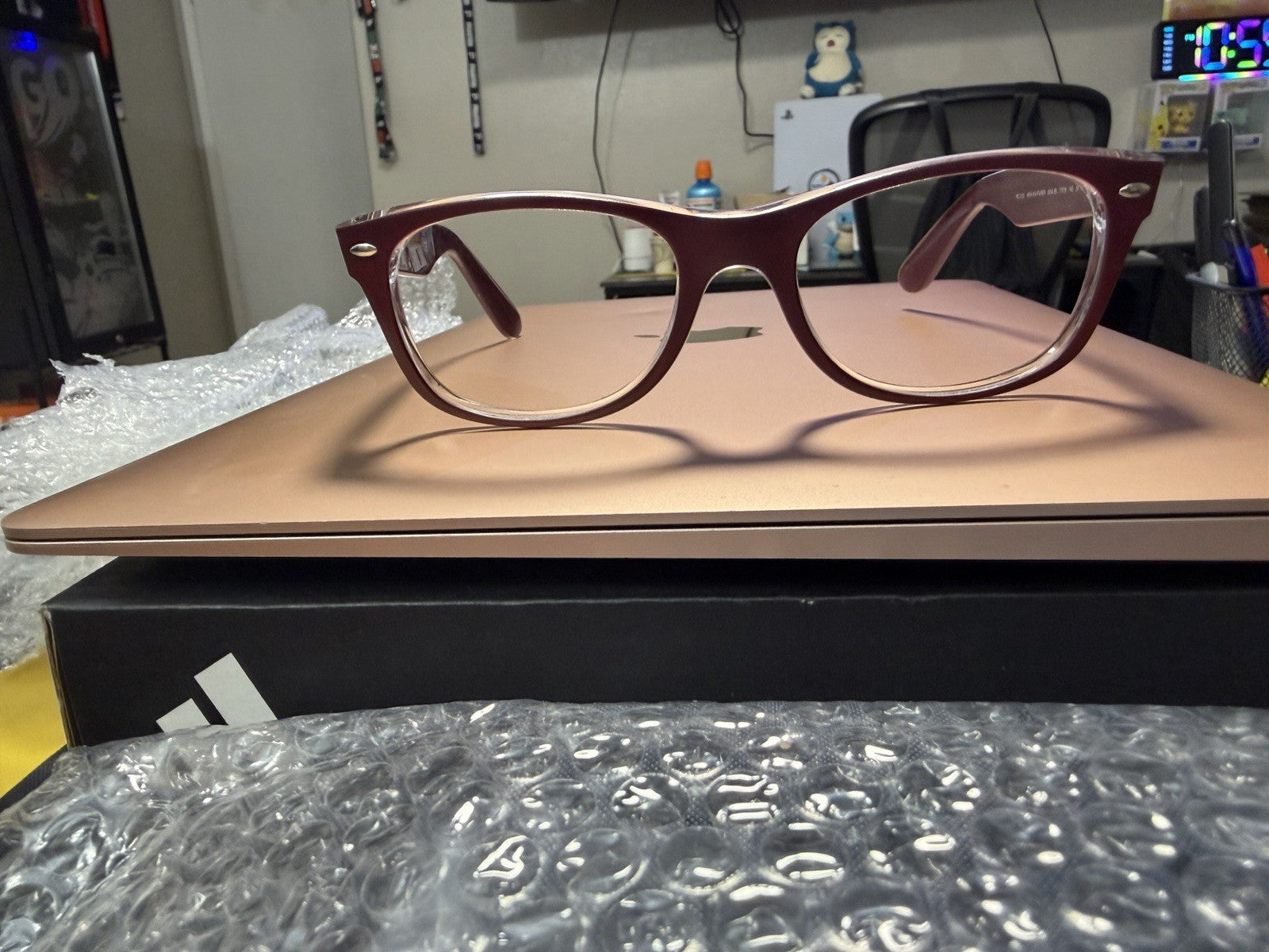 Ray-Ban RB2132 New Wayfarer Purple Plastic Full Rim Eyeglass Frames 52-18-145